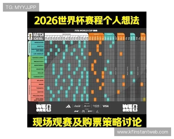 2026年世界杯赛程时间表公布，比赛何时开始以及各场比赛具体时间介绍